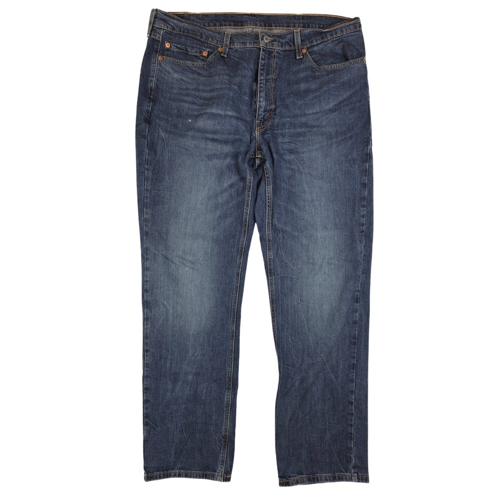 Levi's 541 Athletic Fit Blue Wash Tapered Leg Denim Jeans Mens Men's Size 38x34